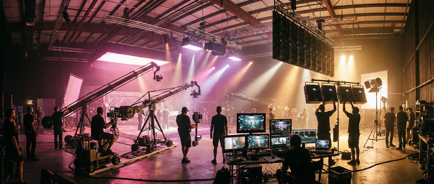 网红影视制作现场